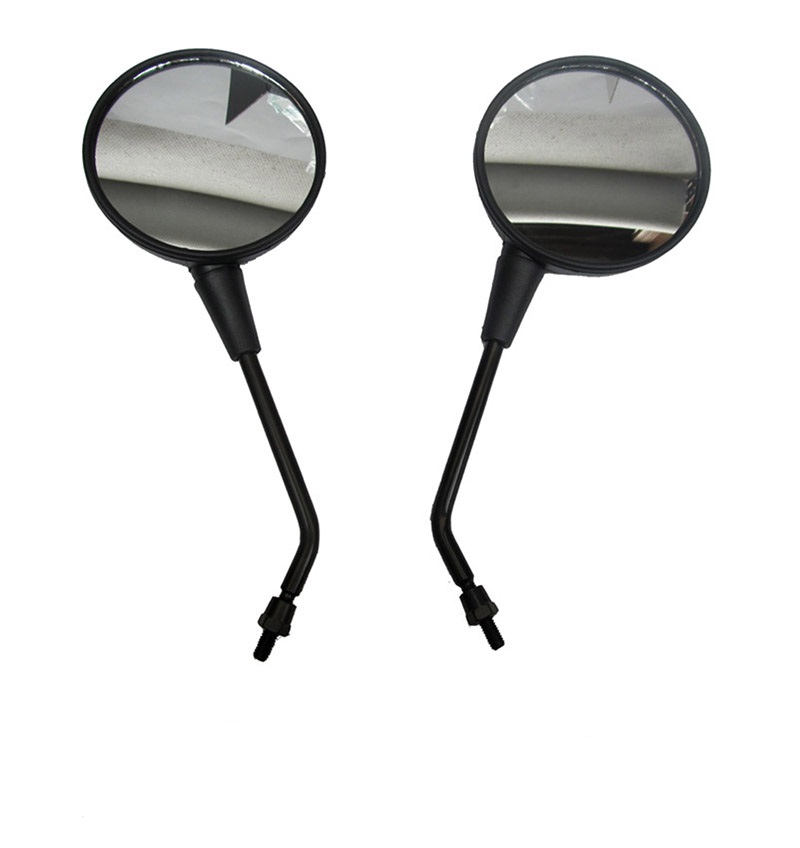 Universeel Scooter Bromfiets China Agm Spiegel Stel Zwart 8mm Rond Links/rechts