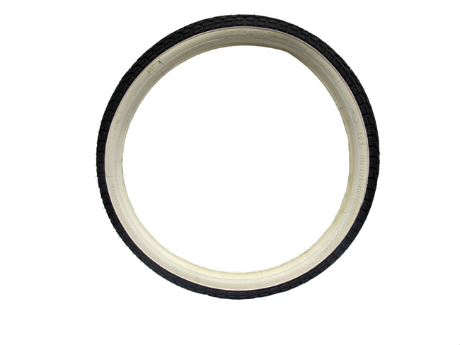 Continental KKS10WW witwand buitenband 19x2.50 voor brommer en lichte motorfiets