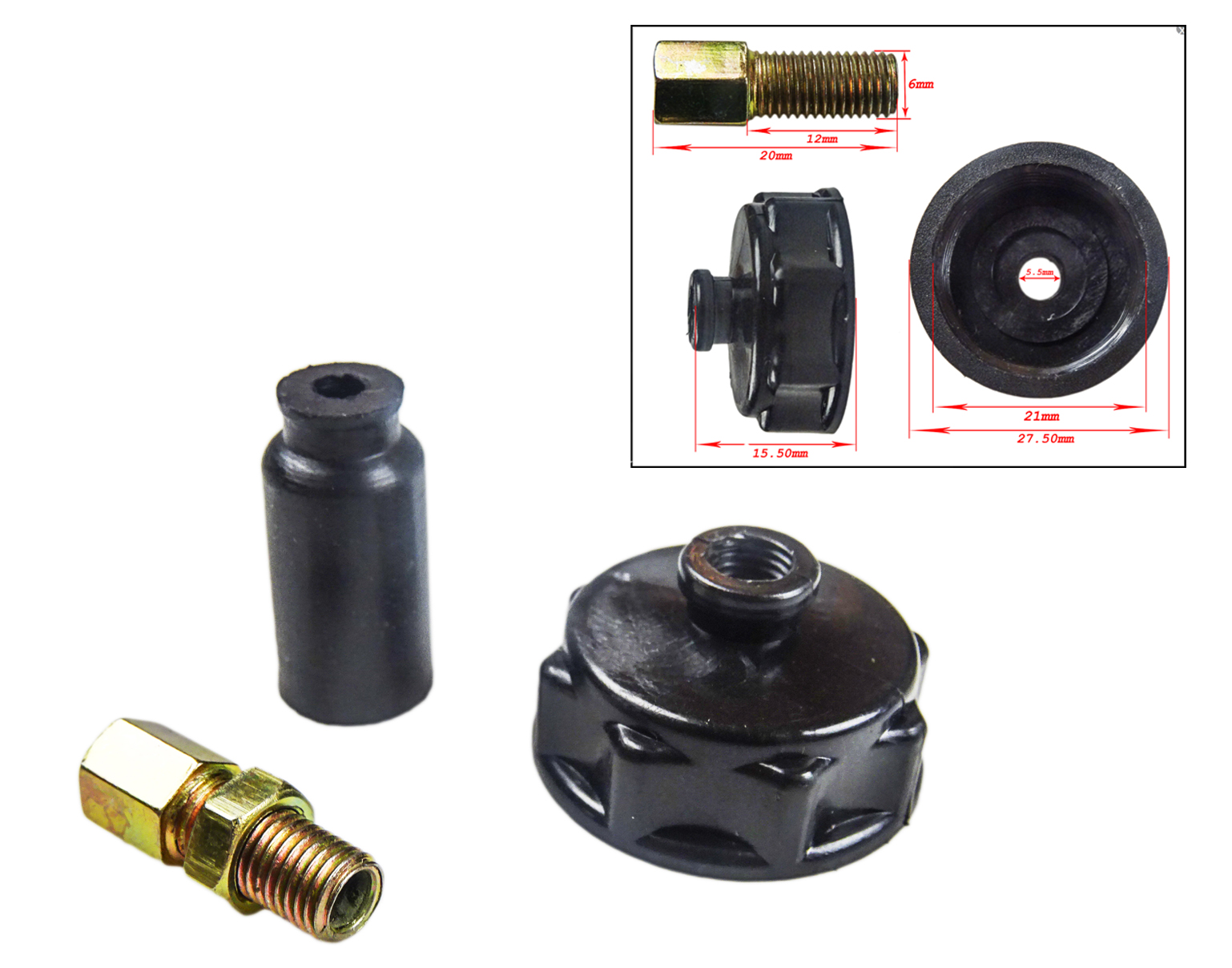 Standaard carburateurdeksel 13mm voor Honda MB5 MT5 NSR MTX