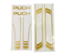 PUCH MAXI Frame transfers cpl. set goud stickerset