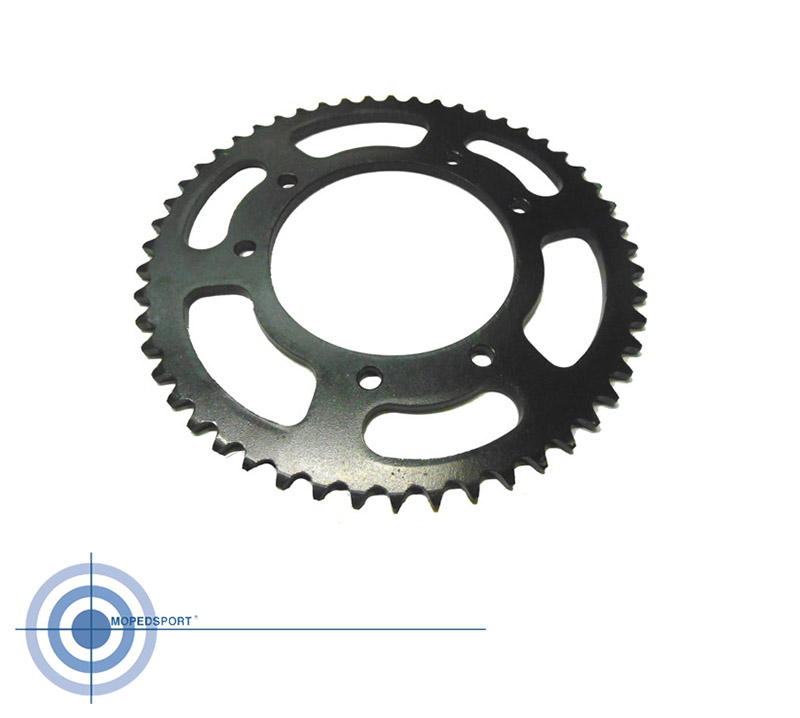 Achtertandwiel 52 tanden 420-steek voor Derbi Senda XSM XTM en Yamaha DT50R