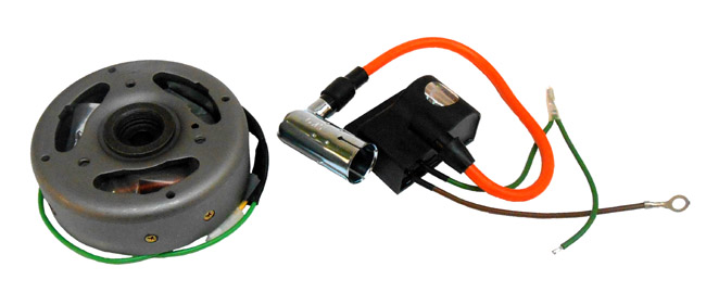 Complete 12V elektronische ontsteking rechtsdraaiend voor Puch Maxi en Hercules
