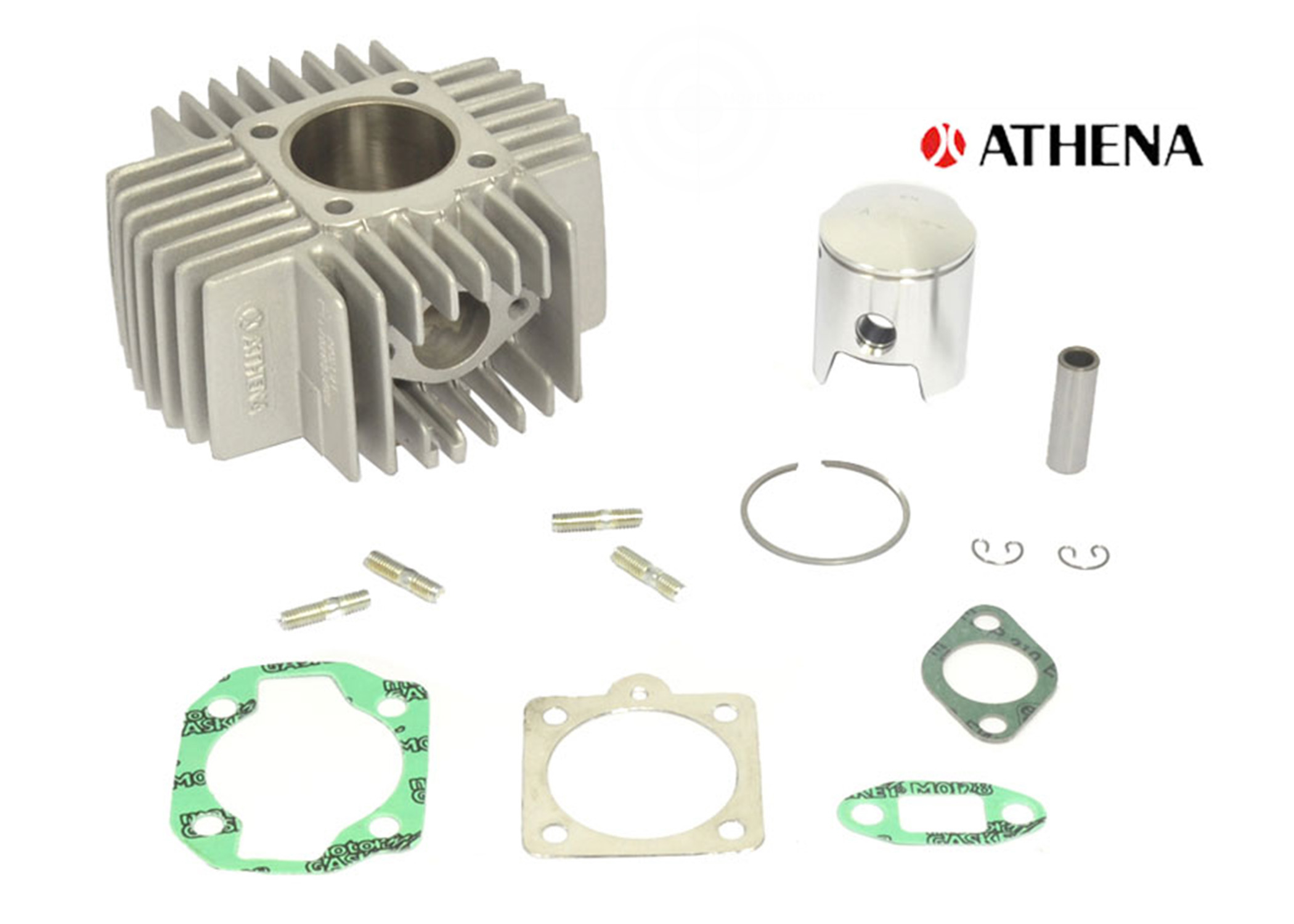Athena 70cc aluminium cilinderkit 45mm 6-poort voor Puch Maxi