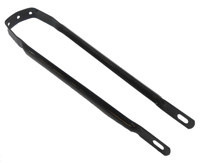 Zwarte voorspatbord stang voor Tomos A35 stabilisator