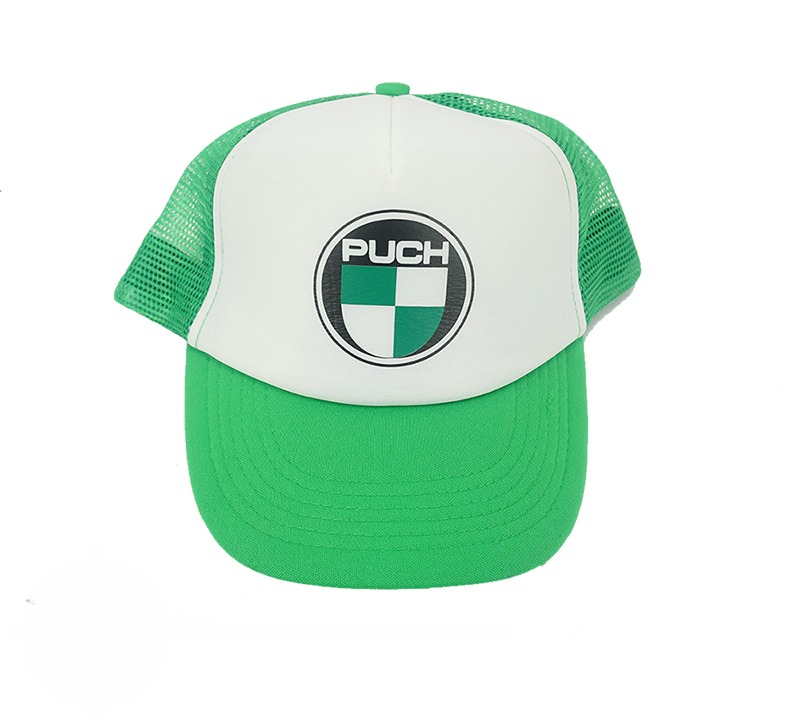 Puch meshcap Puch groen-wit