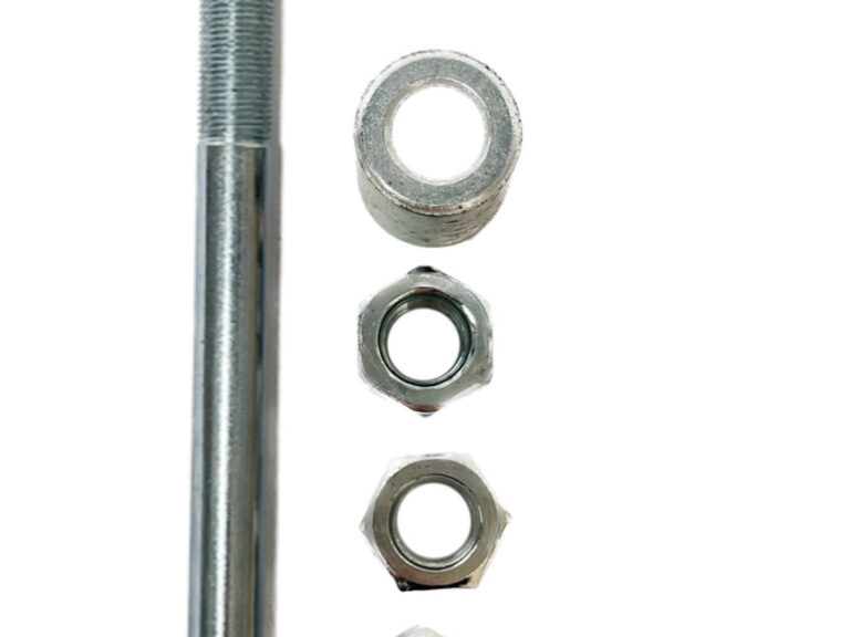 PUCH MAXI N As achterwiel / achteras ster grimeca 12mm - 190mm lang sterwiel