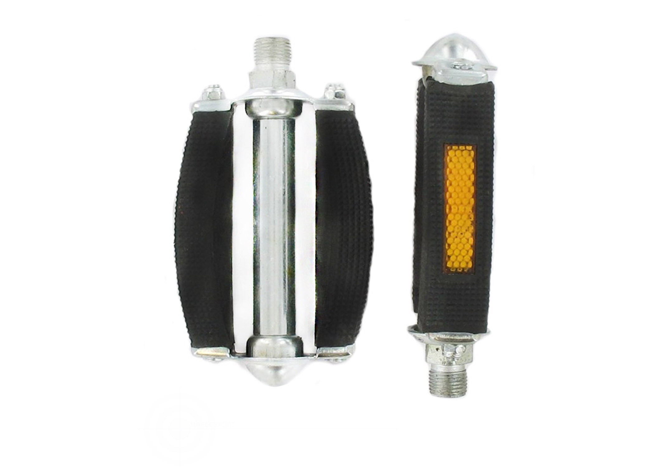UNIVERSAL MOPED Pedal per set svart M14 x 125 svart med reflex PEDALER - ej original - passar på t.ex. Solex Tomos Peugeot