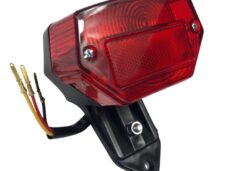 Universeel bromfiets Kreidler Puch Monza achterlicht met steun model ulo 87.71.82 met remlicht BA15
