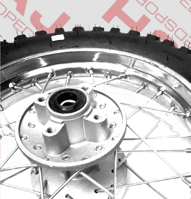 Universeel Achterwiel 12" Voor Schijf Dirtbike