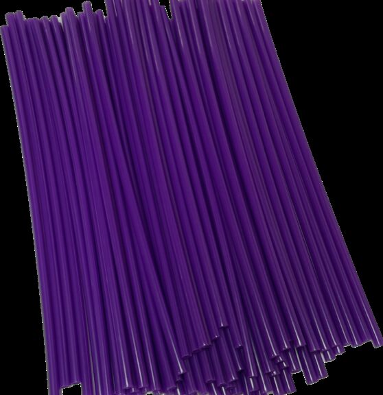 UNIVERSEEL Spaken covers set paars 24cm ( op maat knippen ) 72 stuks