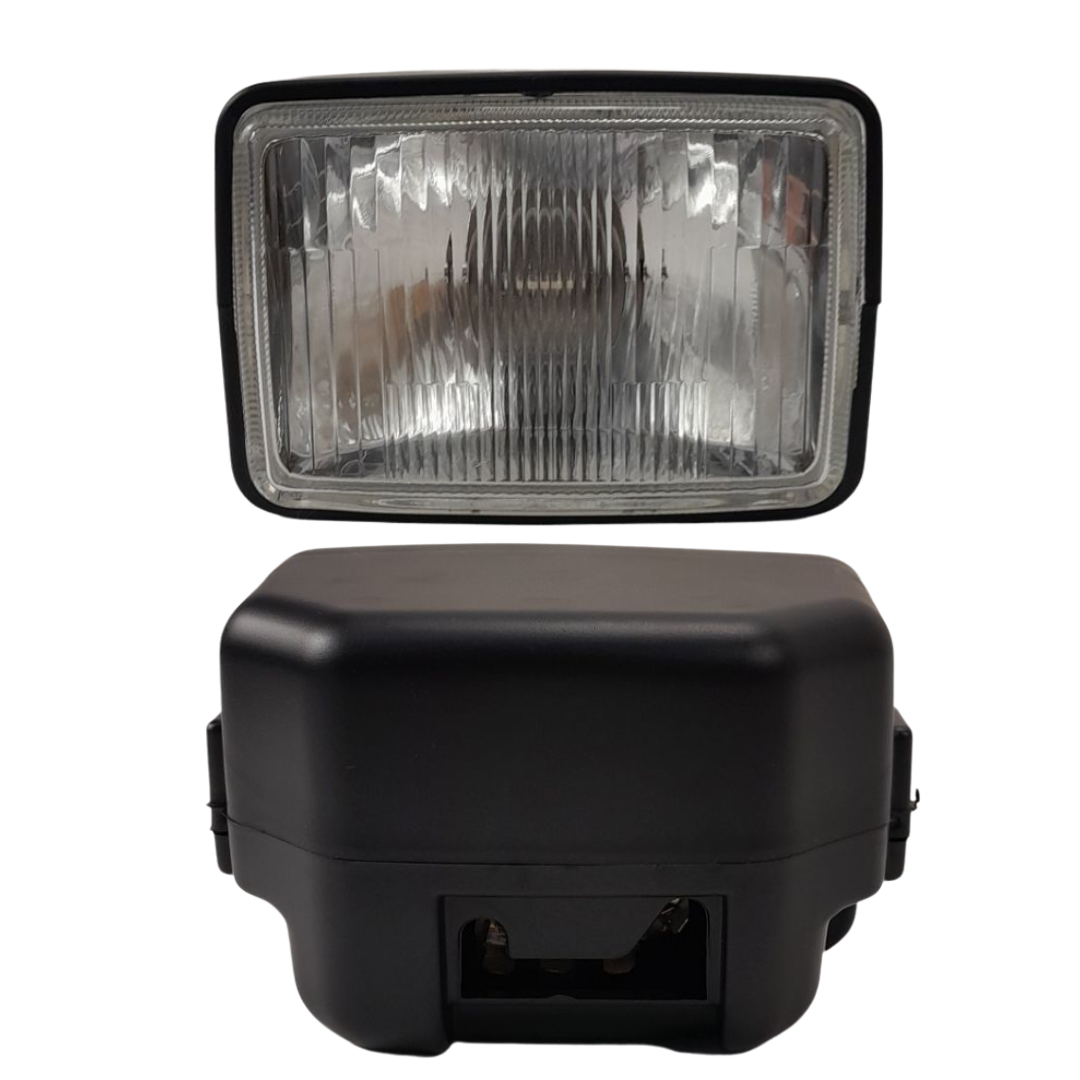 Tomos Koplamp A35 Vierkant Zwart Origineel Model / Camino Bloklicht