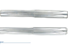 Universeel Set Schokbreker 320mm Chroom Glad - Niet Origineel - Past Op O.a. Solex