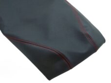 Sportline buddydek zwart met rood stiksel Piaggio Zip 2000