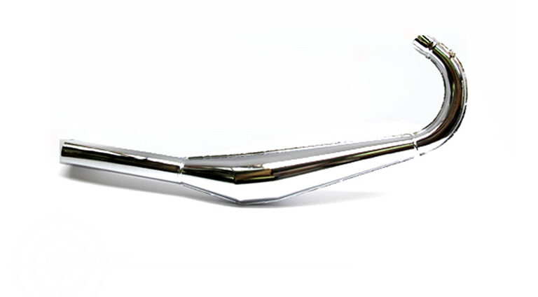 BROMFIETS KS 517 529 530 Uitlaat race M90 chroom Diameter uitlaat: 60mm eind uitlaat - Spruitstukaansluiting: 36mm