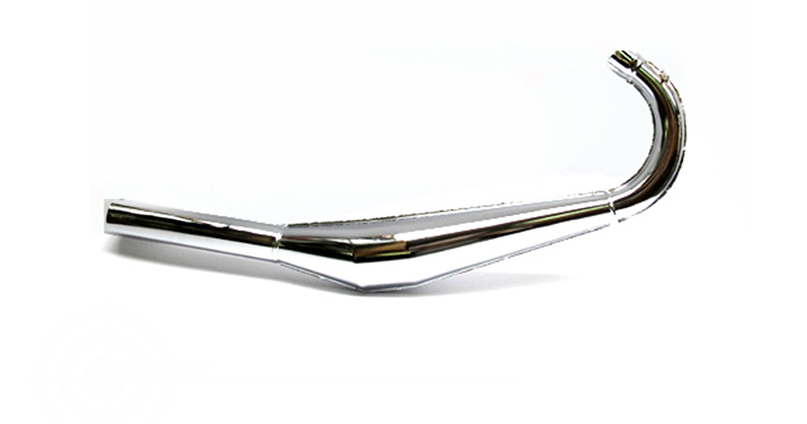 BROMFIETS KS 517 529 530 Uitlaat race M90 chroom Diameter uitlaat: 60mm eind uitlaat - Spruitstukaansluiting: 36mm