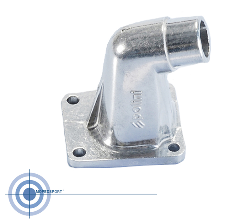 Polini aluminium spruitstuk 15mm voor Puch Maxi membraan cilinder