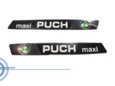 Puch Maxi tankstickerset voor bouwjaren 1971 tot 1975 klassieke brommer