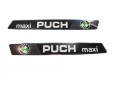 Puch Maxi tankstickerset voor bouwjaren 1971 tot 1975 klassieke brommer
