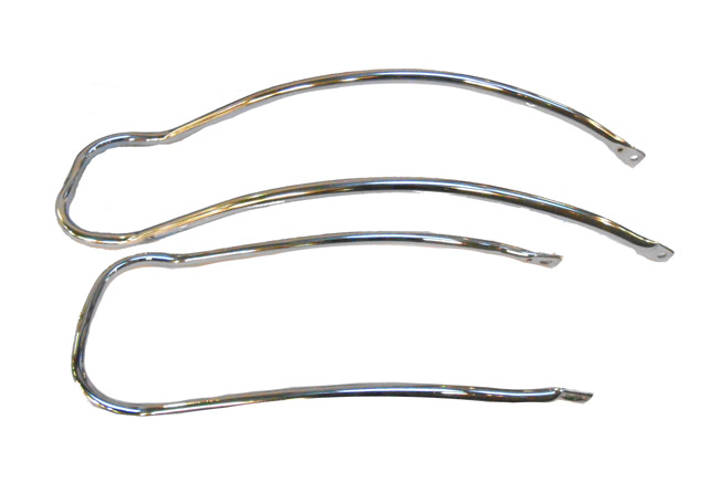 Ensemble de supports de garniture chromés pour ailes avant et arrière Kreidler Florett 1965-1967