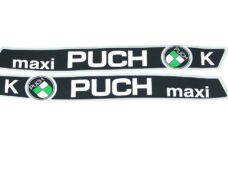 Puch Maxi Tank Transfer Set Puch Maxi K Zwart / Chroom Sticker