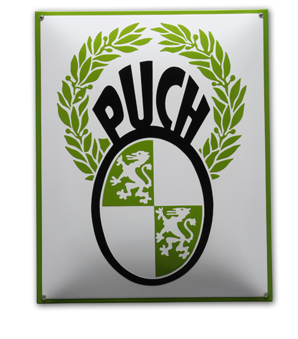 Puch Maxi Ms Mv Monza Universeel Emaillebord Puch Groot 40 X 60cm