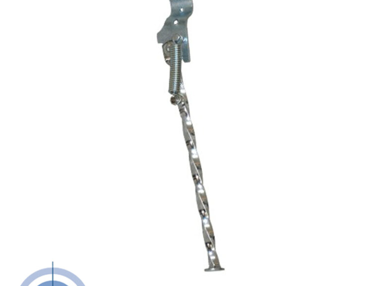 Universeel Zijstandaard Gedraaid Chroom L270mm - Niet Origineel - Past Op O.a. Solex