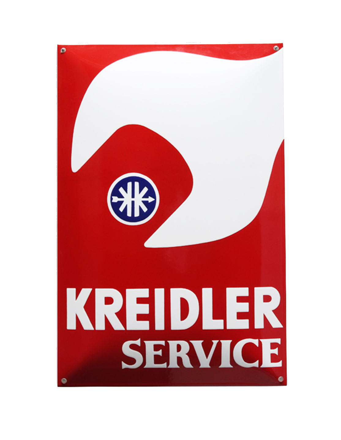 KREIDLER Emaille bord Kreidler Service Groot 40 x 60CM