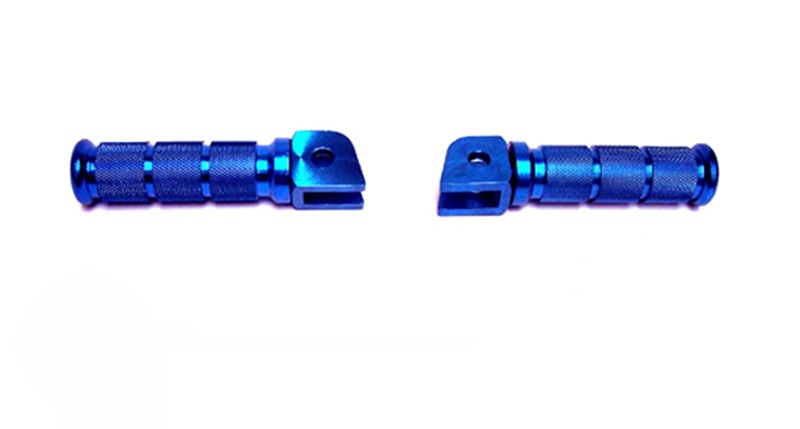 Universeel/scooter duosteun set, blauw, TNT Tuning