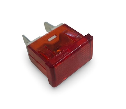 Rode 6V controle lamp voor Puch Monza en Grand Prix cockpit