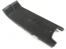 Zwarte geribbelde treeplank voor Piaggio Vespa Ciao en Ciao PX