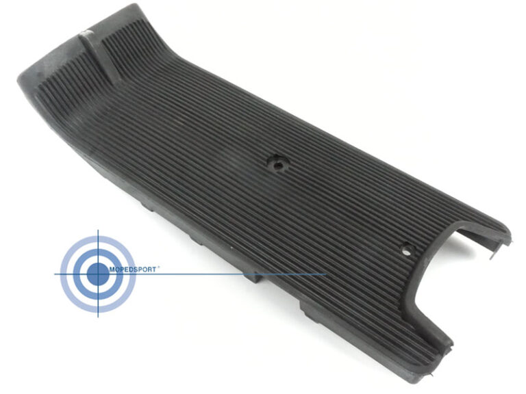 Zwarte geribbelde treeplank voor Piaggio Vespa Ciao en Ciao PX
