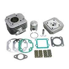 Athena Minarelli Ac Cilinder+ Zuiger + Kop 40mm Verticale Motor Luchtkoeling 50cc Aprilia Amico Sr Italjet Ascot Astra Bazooka Pista Mbk Booster Cr Ct Cw Ew Yamaha Bw`s Spy Cr Z Ct Cw