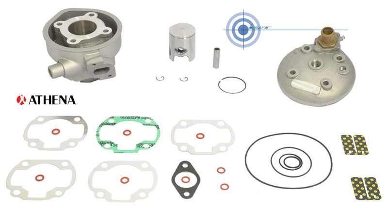 Athena Minarelli Lc Cilinder+ Zuiger+ Kop 40mm 10mm Horizontaal Waterkoeling 50cc Aprilia Area Lc Gulliver Lc Sonic Lc Sr50lc Netscaper Lc Rally Lc Benelli Lc Beta Ark Lc Yamaha Aerox Mbk Booster Nitro Malagut F12lc F15lc Athena Nr 073700 Voor Het Juiste Model Zie Link Athena Spa