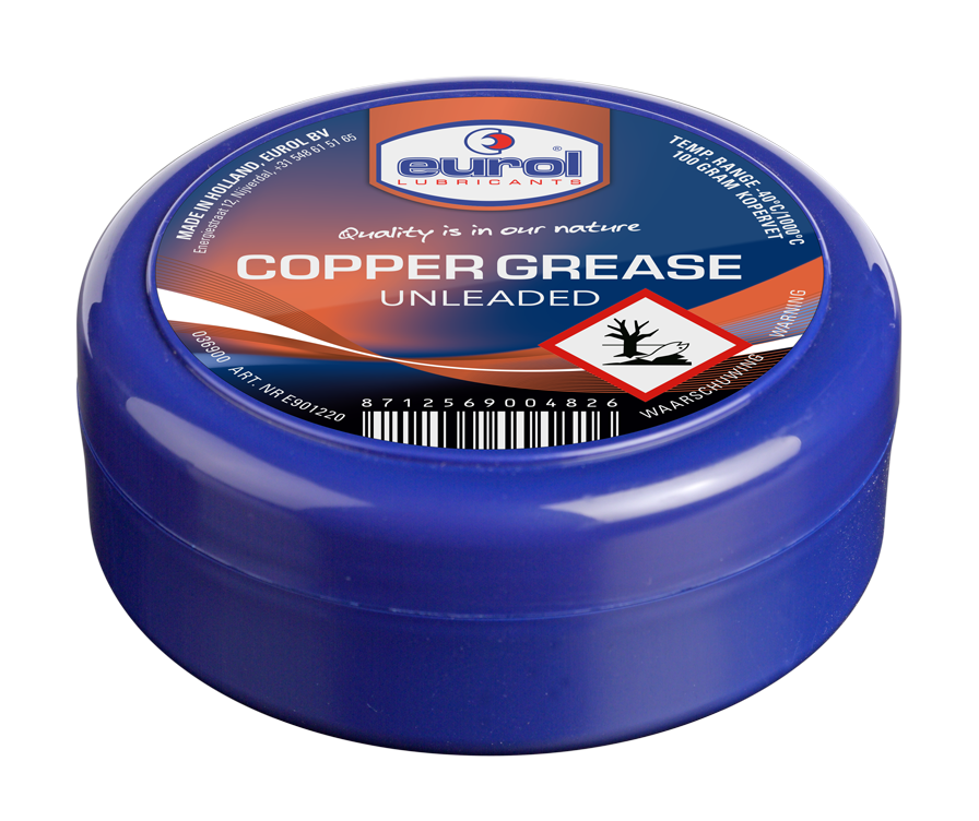 Universeel Eurol Copper Grease - Pasta Koper Vet Kopervet Smering Van Tap- En Draadeinden, Spruitstukken, Wielmoeren En Ovens