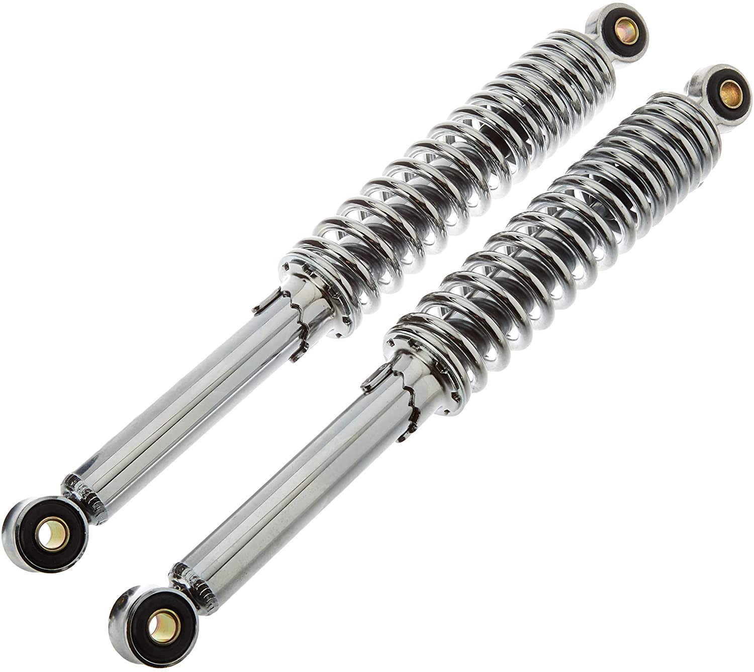 Verchroomde 340mm hydraulische schokbrekerset voor Puch Maxi