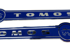 Tomos Stickerset Tomos Chroom / Blauw 210 X 34mm