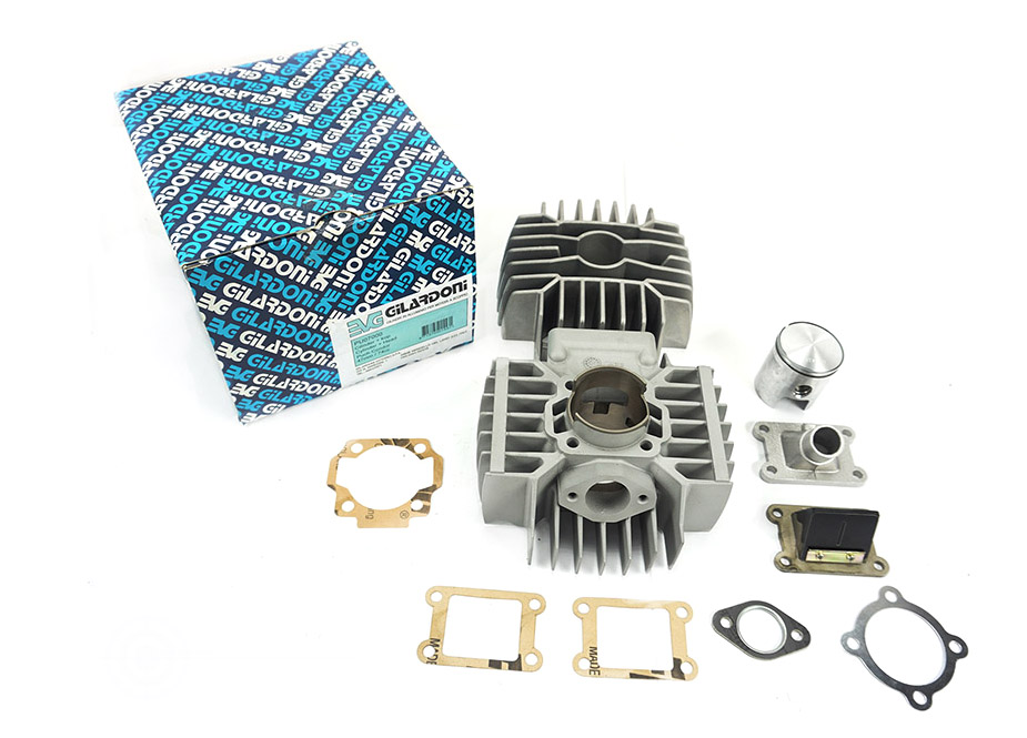 Puch Maxi Condor Cilinder+zuiger+kop Gilardoni 74cc 47mm Cpl.kit Met Membraan Spruitstuk Pakkingen. *race Use Only*