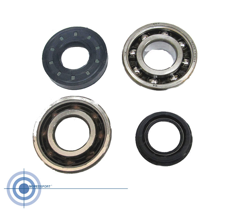 Minarelli/aprilia/yamaha/malaguti Scoot Krukas Lagerset 6204-tn9/c4 Keerring Bac