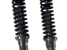 HONDA MT Schokdemperset 1:1 als origineel zwart / chroom 320mm MT50 - MT80 52400-167-611 schokbrekers