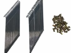 Honda MT Egersæt 17 tommer med guldfarvede nipler til Honda MT fælg 36 dele 18x 3.5mmx158.5mm 105 graders hoved og 18x 3.5mmx158mm 90 graders hoved