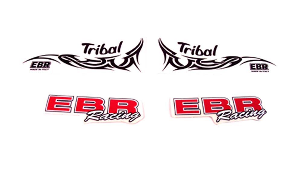 Universeel Bromfiets Puch Maxi Tomos Stickerset E.b.r. Racing