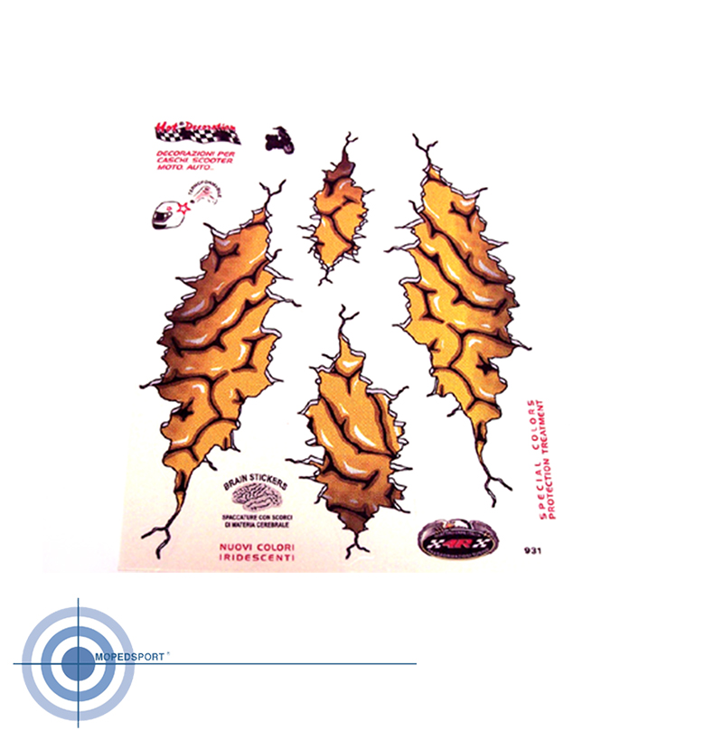 UNIVERSEEL Stickerset /Transferset brain
