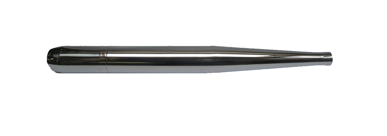 Bromfiets Ks 517 529 530 Uitlaat 32mm 6.3 Zonder Lasnaad Megafoon Fluitser Dicht (made In Eu)
