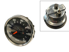 Chromen kilometerteller 80mm tot 140 km/u voor Kreidler Puch Zundapp brommer