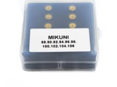 Mikuni sproeier set 88 - 106 niet voor originele Mikuni carburateur. past op 10 en 16mm reproductie carburateur Mikuni.