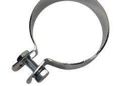 Sachs Bromfiets Uitlaatbeugel / Klem 70mm 18mm Breed Uitlaatklem Uitlaat 70x18mm 517 - 529 - 530 Ks50/ks80 - 540 