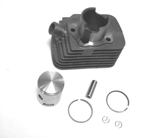 Gietijzer cilinderset 50cc 38,2mm met zuiger voor Piaggio Ciao Bravo SI Gilera Citta