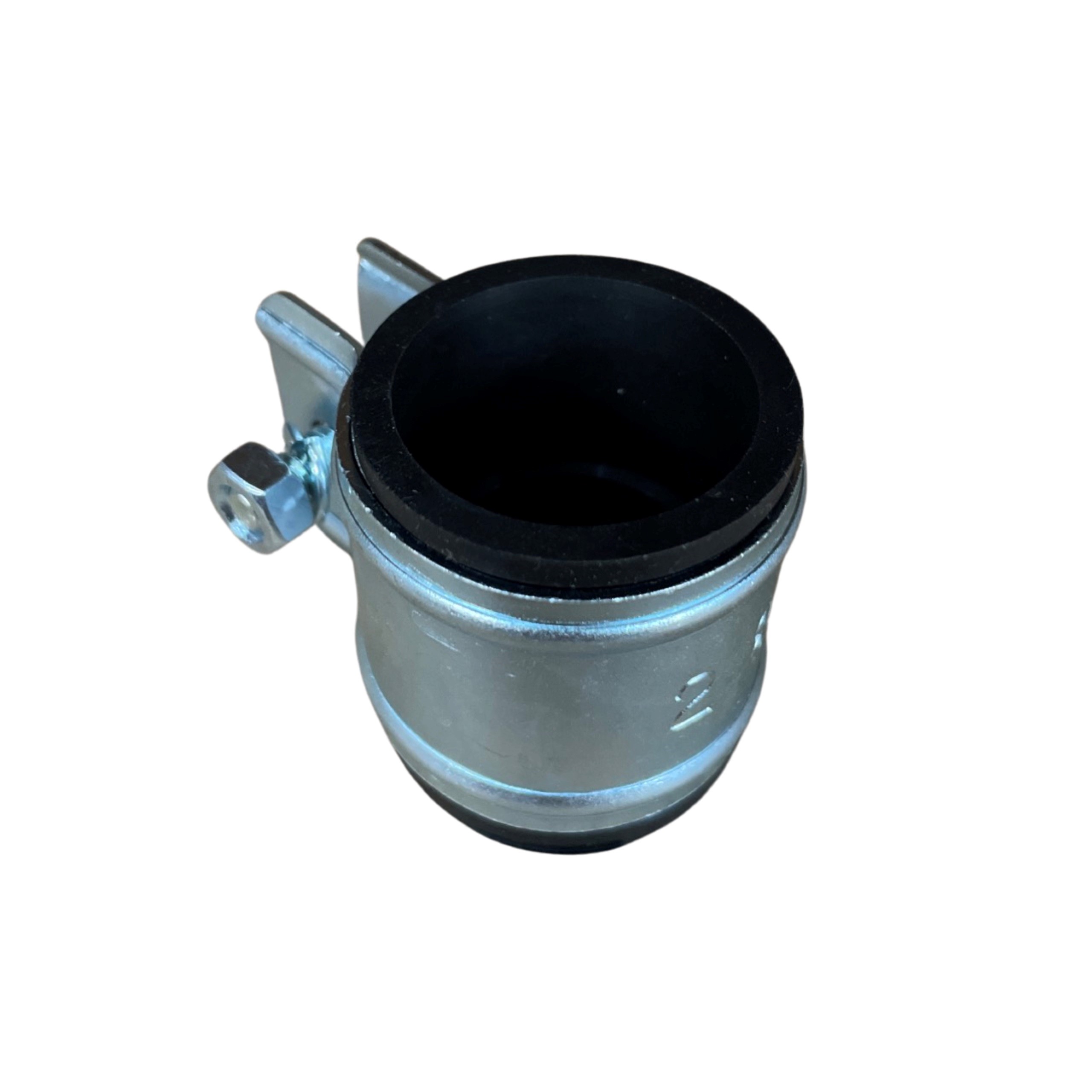 Sachs Hercules universeel uitlaatklem met rubber 28mm / 30mm passend Sachs Puch bromfiets Kreidler uitlaat