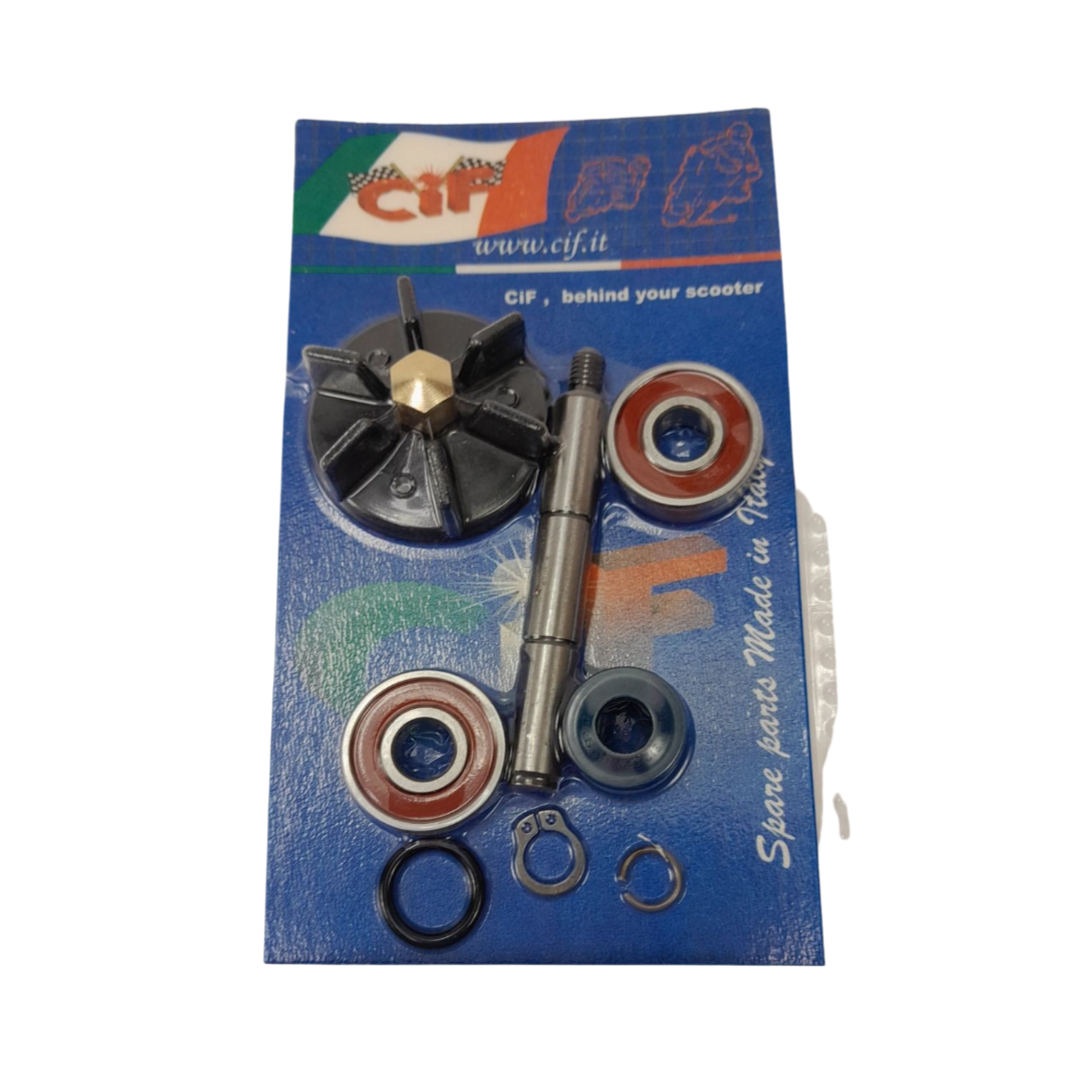 Piaggio/gilera/vespa Waterpomp Revisieset 50cc /nrg 50/extreme 50/rst Mc2 50/mc3 Purejet/power Dd Cif L/c Waterkoeling