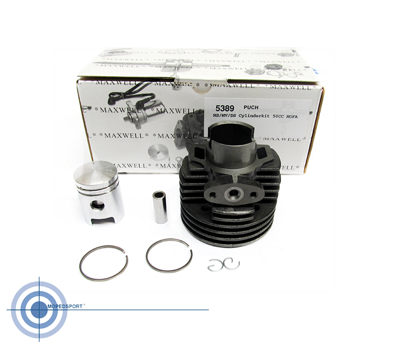 Puch Ms/mv/ds Cilinder+zuiger 50cc 38mm 12mm Pen Snorfiets -mofa Zonder Pakking